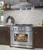 Dacor RNRP36GC/NG/H 36 Inch Freestanding Gas Range with 6 Sealed Burners